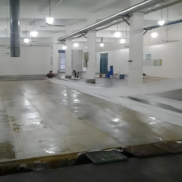 马鞍山防腐蚀地坪,环氧玻纤地坪，玻纤工业地坪，环氧玻纤布地坪,乙烯基玻纤布地坪产品图3